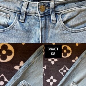 Hollister Light Blue Straight Leg Jeans